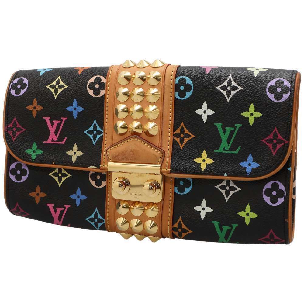 Louis Vuitton Clutch Bag Monogram Multicolor Pochette Courtney